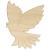 Main Image White No Hole Image Dove Flying Accurate