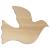 Main Image White No Hole Image Simple Flying Dove 