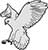 Hawk Kestrel Pouncing - view 1