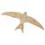 Main Image White No Hole Image Swift Bird Soring in Flight