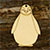 3mm Ply Penguin Comic Standing