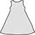 Plain Image Childrens Sleevless Triangular Dress
