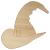 Main Image White No Hole Image Witches Hat with a Traditional Look
