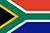 Coloured Image South African Flag