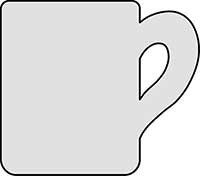 Mug Stright Plain  Main Image