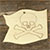 3mm Ply Pirate Skull and Cross Bone Flag