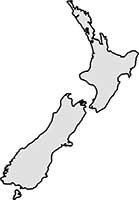 Country Outlines New Zealand Main Image