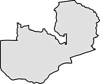 Country Outline Zambia Main Image