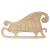 Main Image White No Hole Image Classic Christmas Sledge 