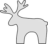 Simple Christmas Reindeer Main Image