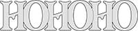 HOHOHO Chain Word Victoria Font Main Image