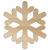 Main Image White No Hole Image Snowflake Plain F