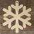 3mm Ply Snowflake Plain F