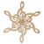 Main Image White No Hole Image Treble Clef Snowflake
