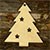3mm Ply Christmas Tree Modern Pointed Style with Stars