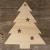 3mm Ply Christmas Tree Modern Pointed Style with Stars