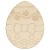 Main Image White No Hole Image Easter Egg with Bow