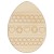 Main Image White No Hole Image  Easter Egg Heart and Flower Patten