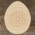 Easter Egg with Mandala Flower Patten