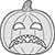 Halloween Pumpkin Despair Face - view 1