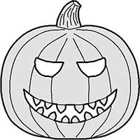 Halloween Pumpkin Scary Face Main Image