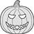 Halloween Pumpkin Scary Face - view 1