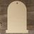 3mm Ply Grave Stone Rounded Plain