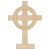 Main Image White No Hole Image Grave Stone Celtic Thin Cross