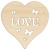 Main Image White No Hole Image Heart Love and Butterflies