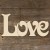 Cutout Word  Love  Victoria Font