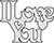 plain Image I Love You Stached Chain Words