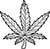 Plain Top Hole Image Cannabis Leaf Accurate Single