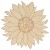 Main Image White No Hole Image Sunflower Head