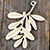 3mm Ply Image Mistletoe with leaves and stem