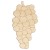 Main Image White No Hole Image Bunch of Grapes