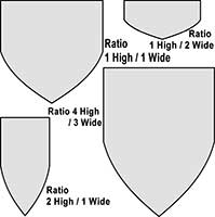 Traditional Medieval English or French Shield Main Image