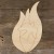 Main Image Flame shape with a flying dove image