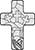 Cross with a Crucifixion Design