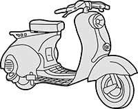 Vespa Douglas Head On Main Image