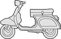 Vespa Douglas Side View Main Image