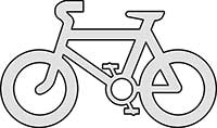 Road Sign Image Cycle Bike Ahead Main Image
