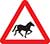 Road Sign Wild Horses and Ponies