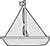 Plain Top Hole Image Simple Sailing Yacht