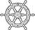 Plain Top Hole Image Ships Wheel Style A