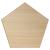 Main Image White No Hole Image Pentagon Regular