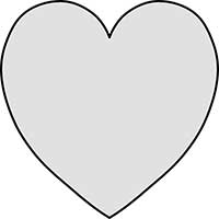 Heart Plain Curvaceous Pointed Main Image