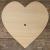 Image CH Heart Plain Straight Sided Pointed