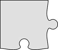 Standard Jigsaw Pieces - Corner Main Image