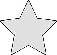 Star Plain Standard 5 Pointed Main Image