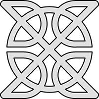 Celtic Knot Circle Square Basic Main Image